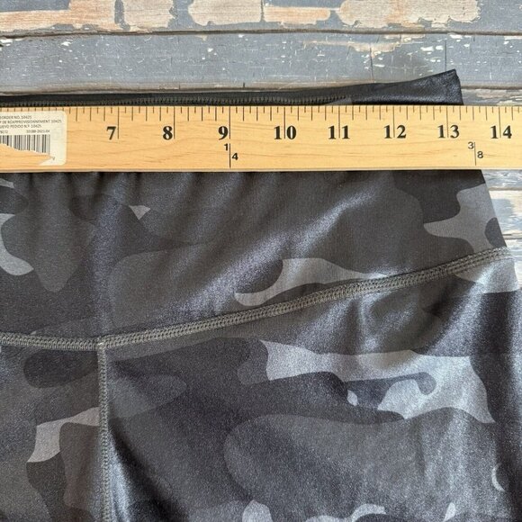 NIKE Women's Dri-FIT One Mid Rise Full Length Camo Leggings Medium Black - Picture 5 of 9